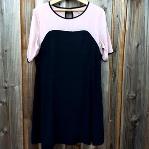 Kimi+Kai Maternity Size L Midi Two Color Dress